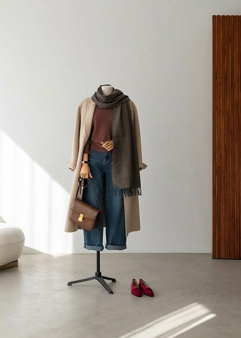 Taupe  Devbhoomi Muffler