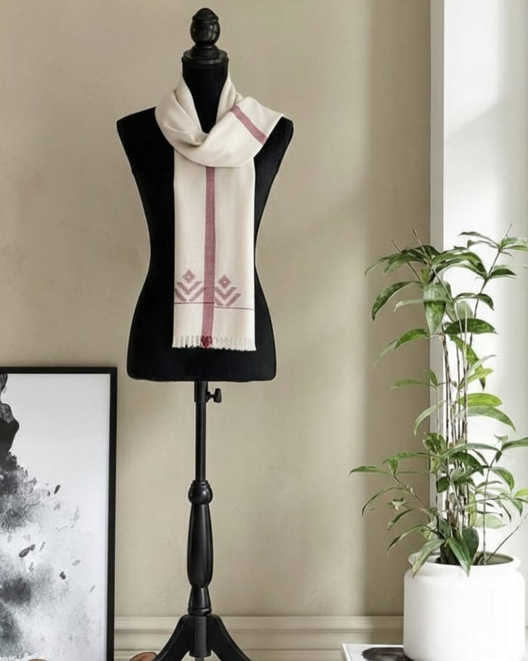 Alpine Ivory Crest Stole