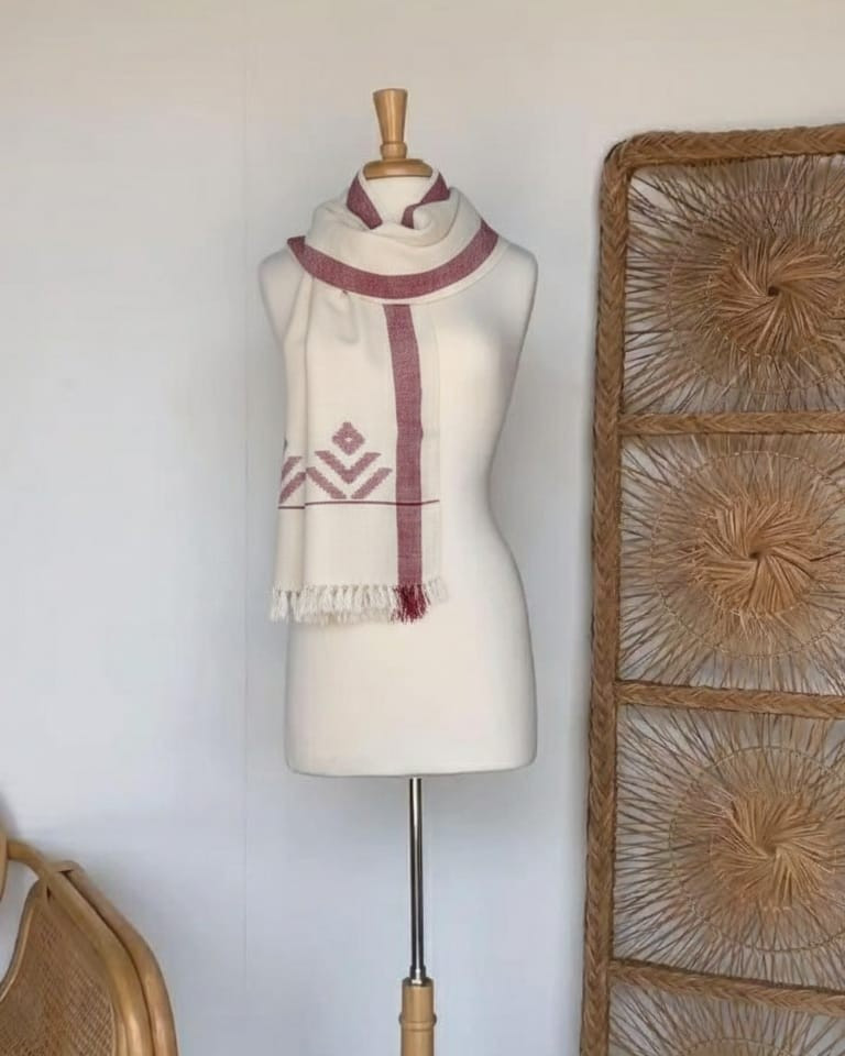 Alpine Ivory Crest Stole