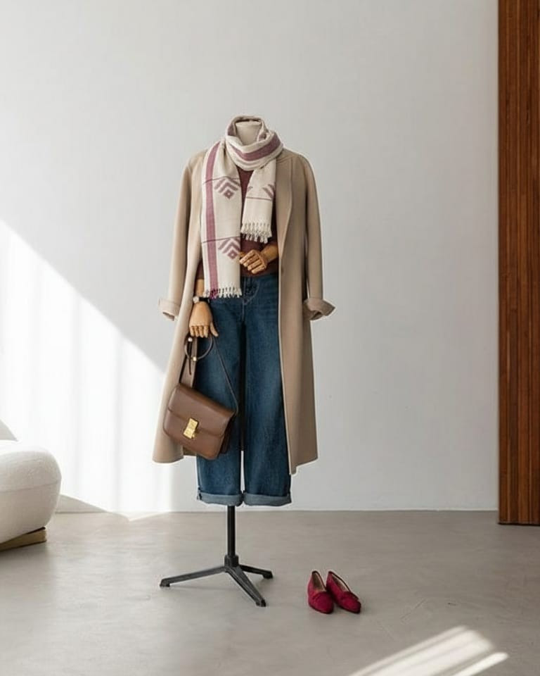 Alpine Ivory Crest Stole