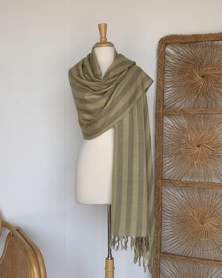 Olive Dune Strata Stole