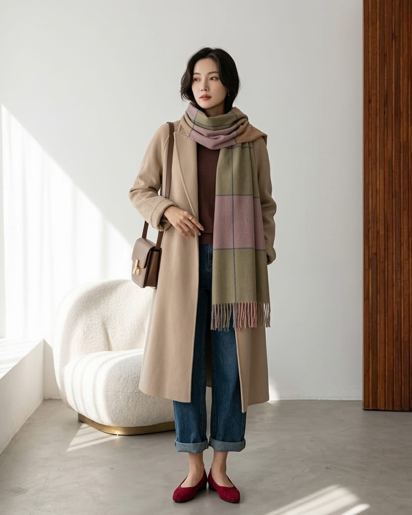 Olive Grove Whisper Stole