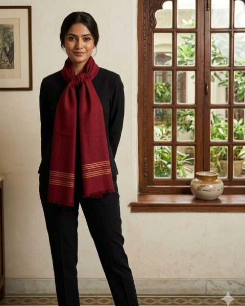 Image of Crimson Reverie Heritage Stole