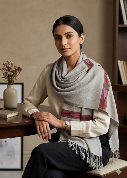 Image of Ashen Loom Devbhoomi Shawl