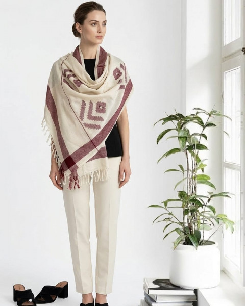 Image of Alpine Ivory Crest Stole