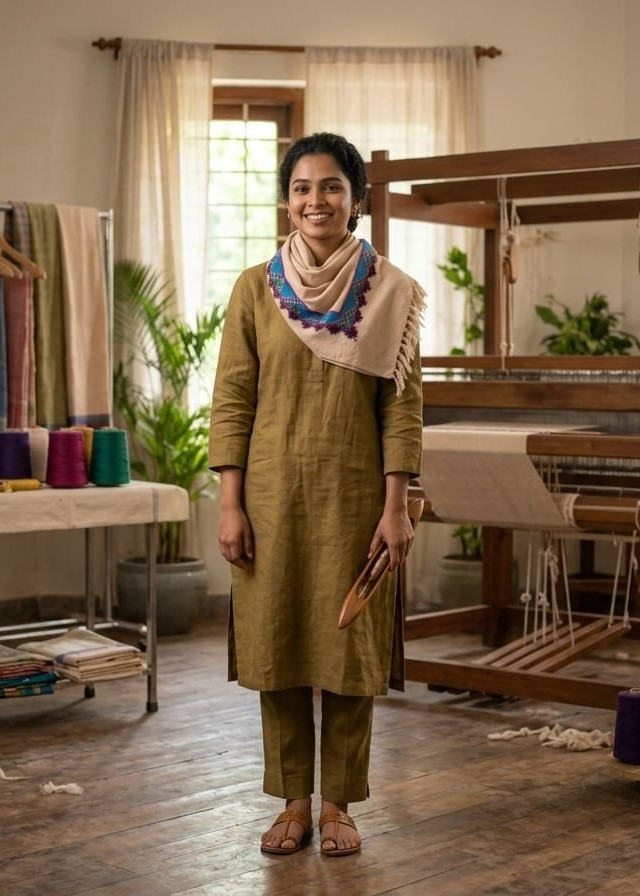 Turquoise Devbhoomi Muffler