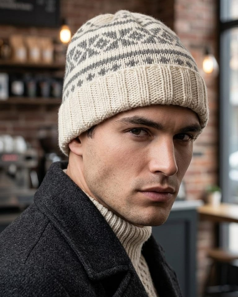 Ivory Alpine Crest Cap