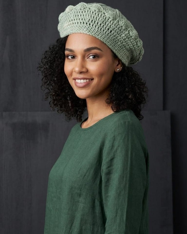 Sage Atelier Beret Cap