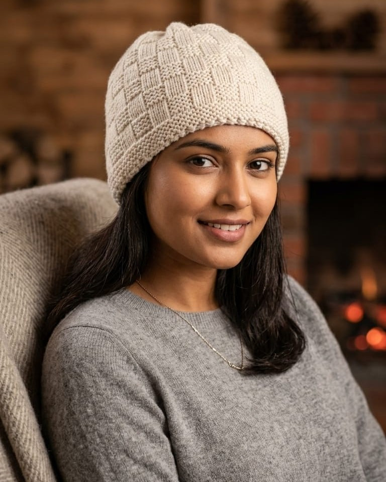 Ivory Comfort Weave Cap