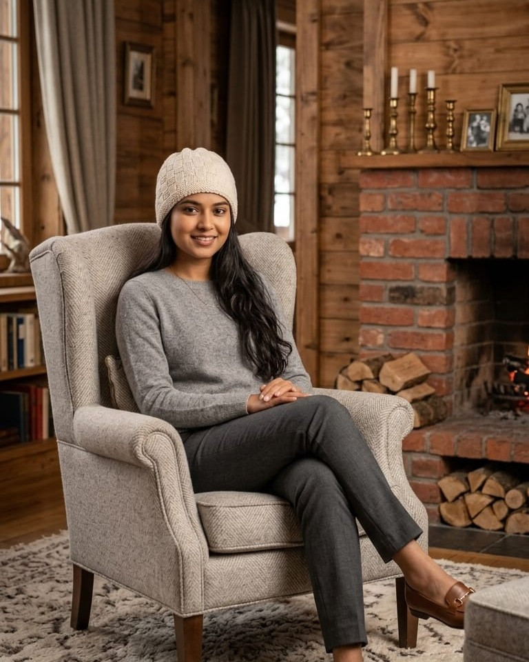 Ivory Comfort Weave Cap