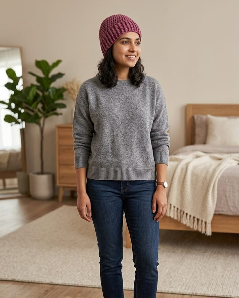 Berry Knit Essential Cap