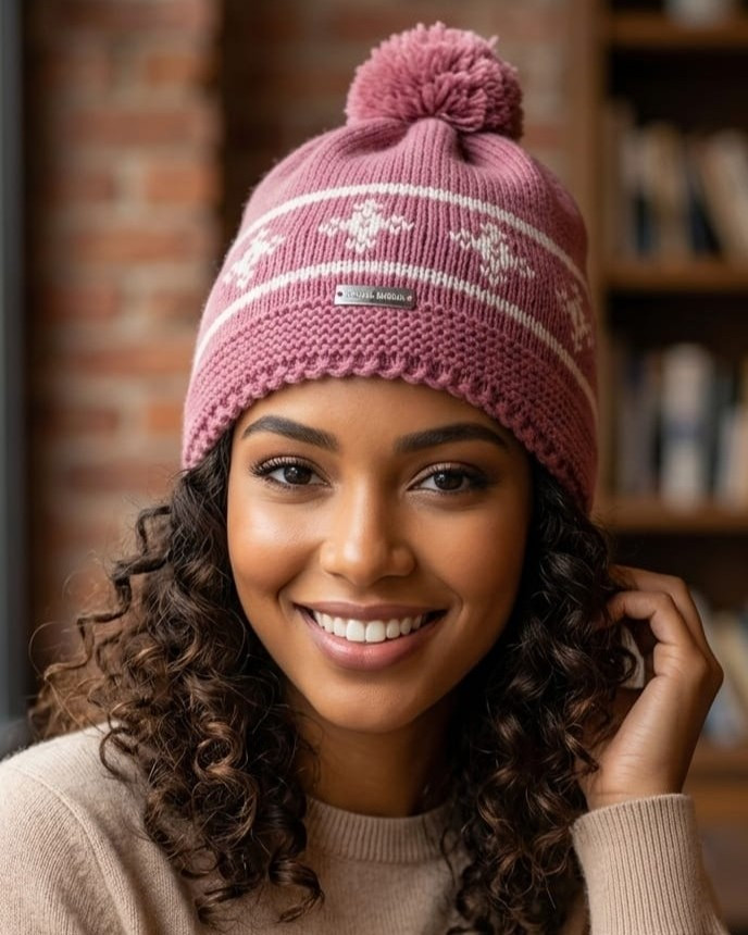 Rose Alpine Pom Cap
