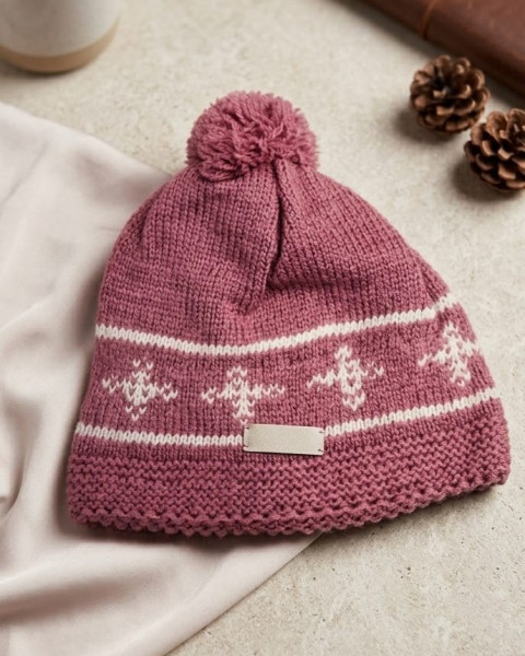 Image of Rose Alpine Pom Cap