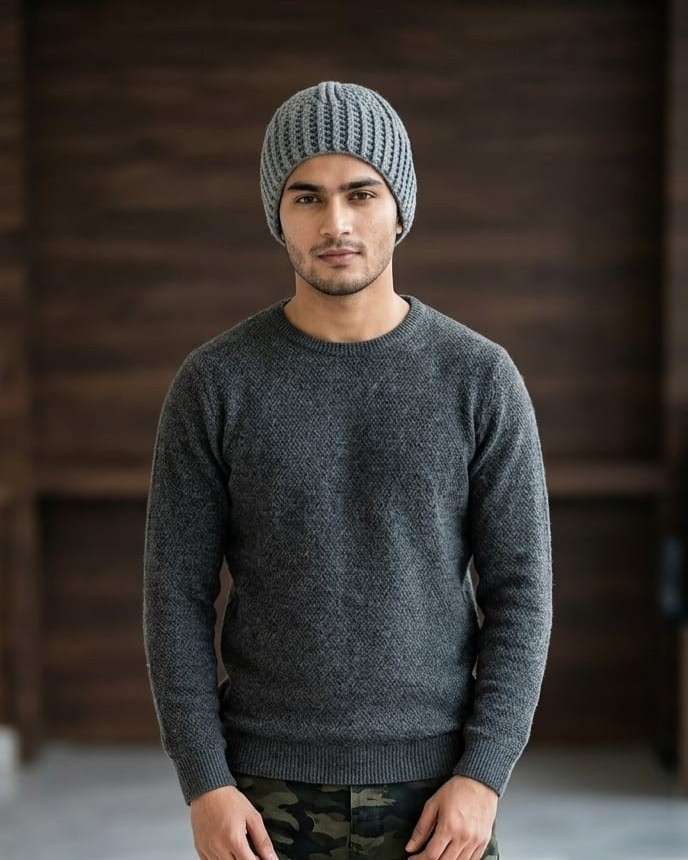 Mulberry Crest Pom Cap