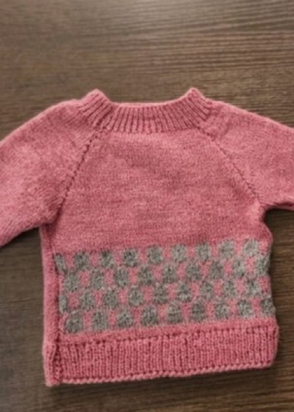 Image of Rosy Meadow Sweater Woolen Sweater