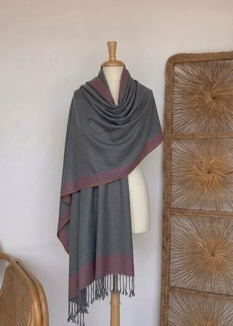 Noir Amara Veil Shawl