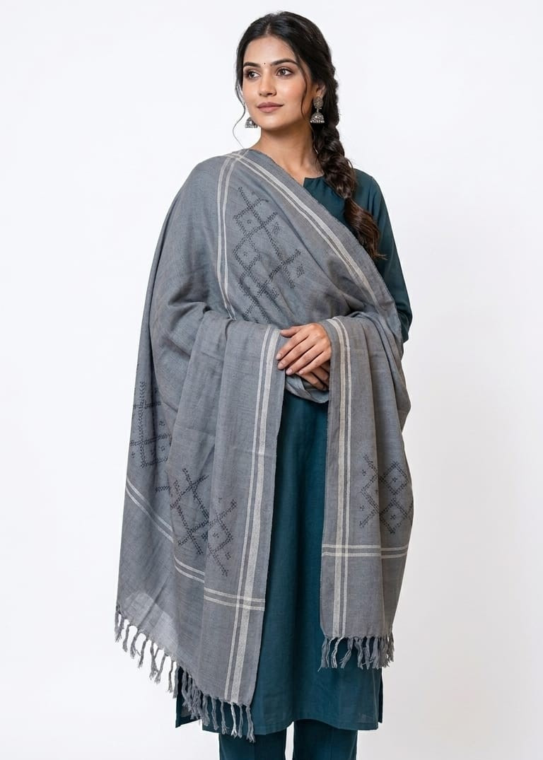Silver Mist Devbhoomi Shawl