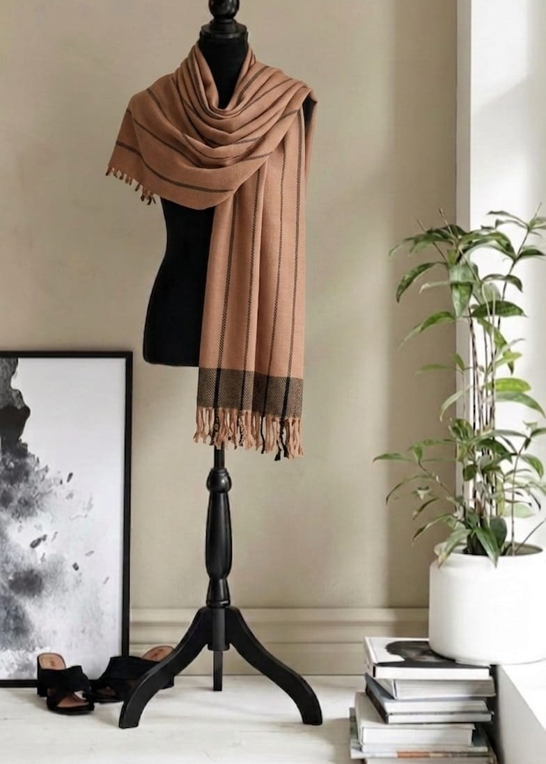Saffron Dune Heritage Shawl