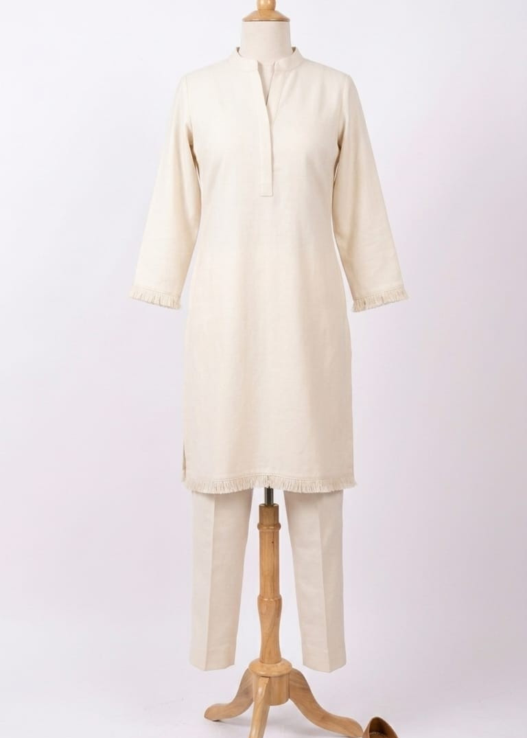 Ivory Noor Ensemble Suit