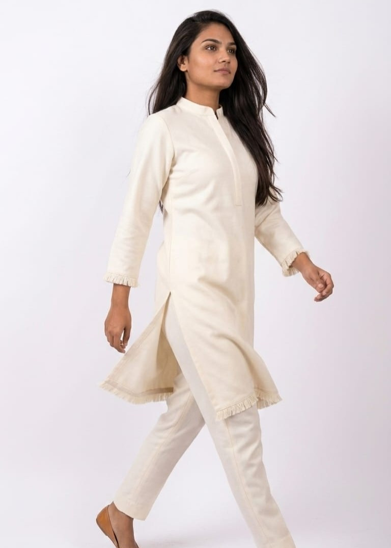 Ivory Noor Ensemble Suit
