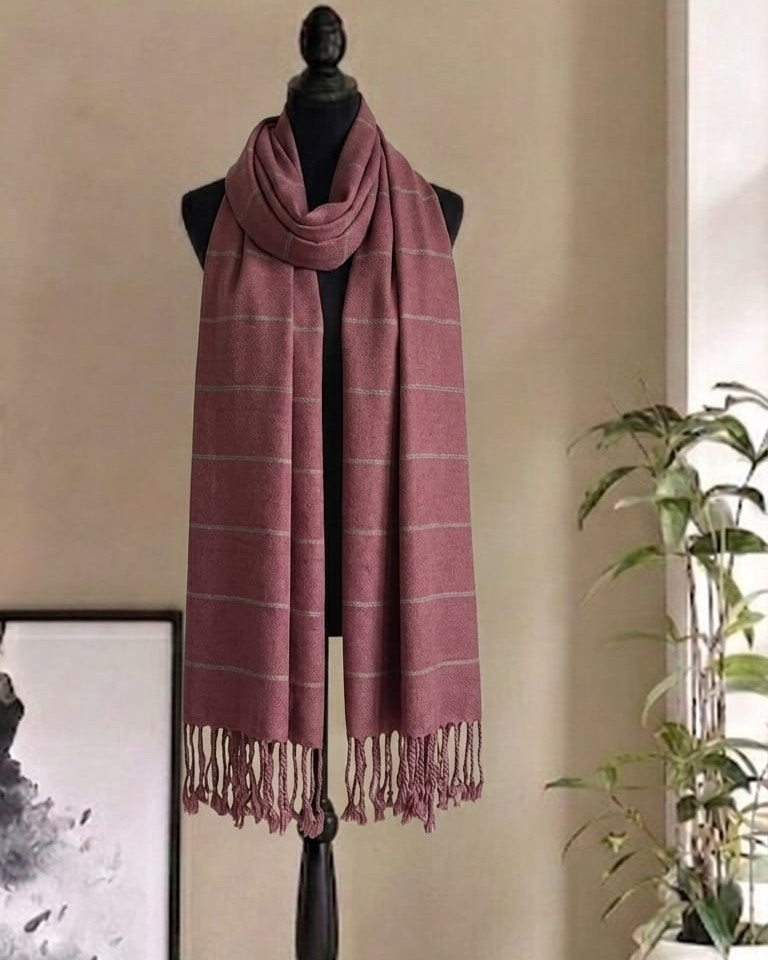 Mauve Meridian Stole