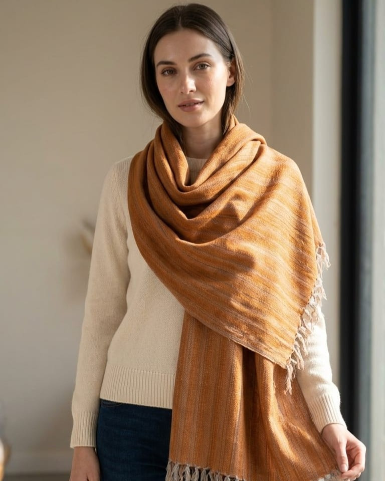 Saffron Solace Stole
