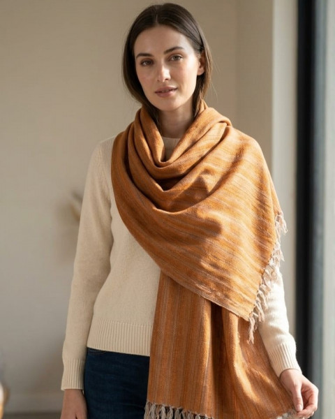 Image of Saffron Solace Stole