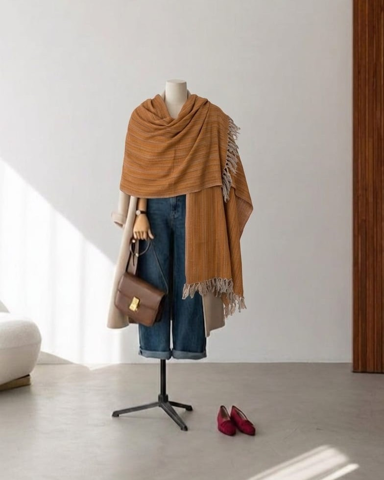 Saffron Solace Stole