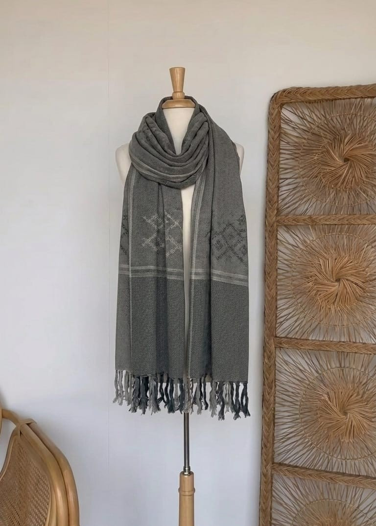 Ardore Grey Shawl