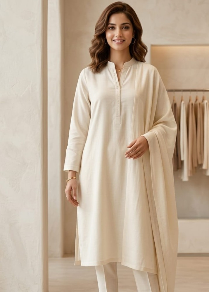 Ivory Noor Ensemble Suit