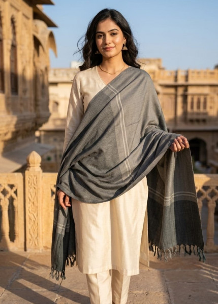 Image of Ashen Veil Shawl