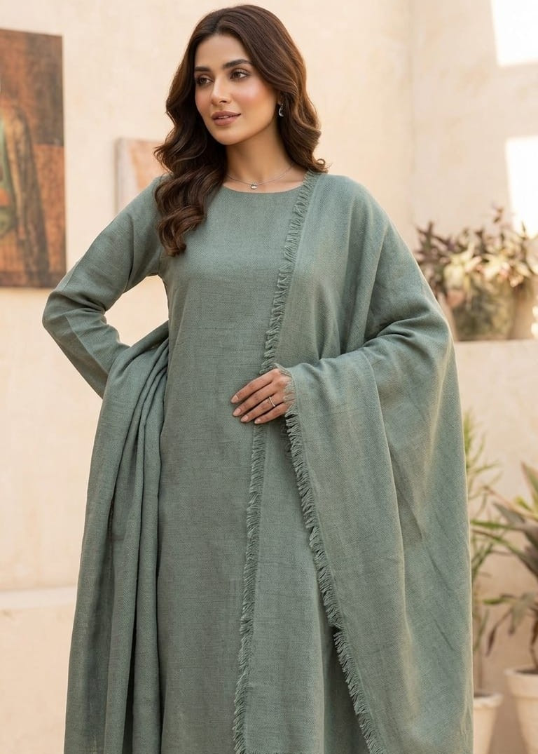 Verdant Veil Ensemble Suit