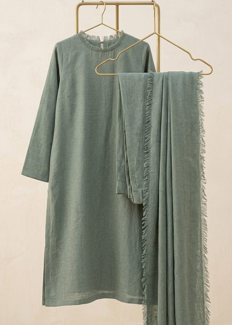 Verdant Veil Ensemble Suit