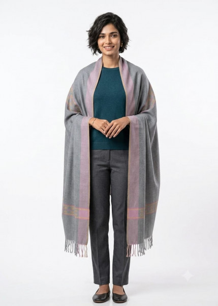 Image of Blush Mist Himalayan Shawl
