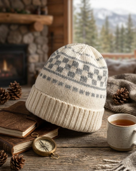 Image of Ivory Alpine Crest Cap