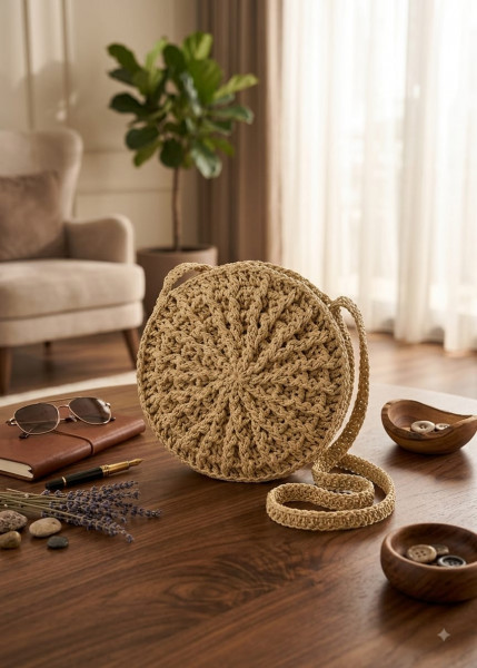 Image of Sandstone Radiance Circle Bag