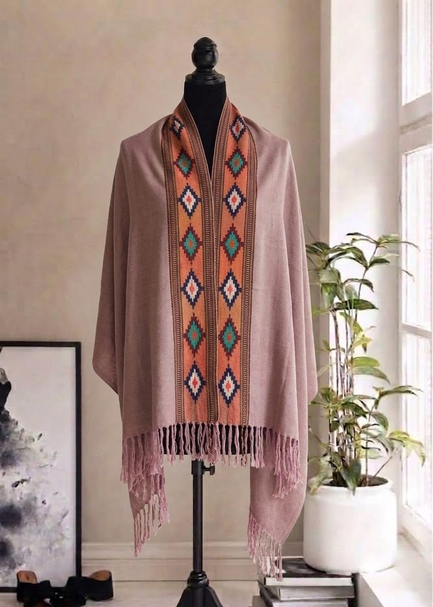 Mauve Mosaic Shawl