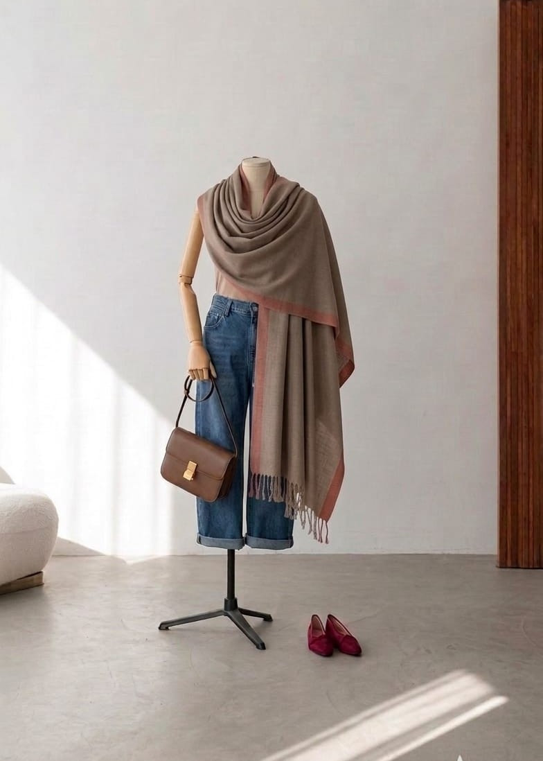 Rosewood Mist Stole