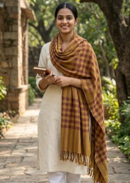Image of Kashmere Saffron Stole