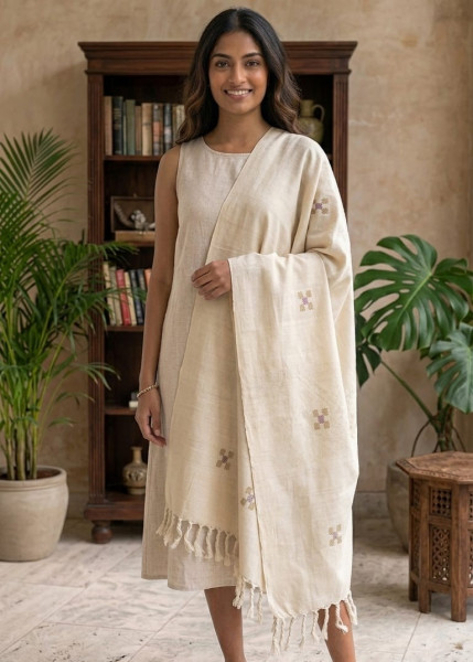 Image of Ivory Petaline Stole