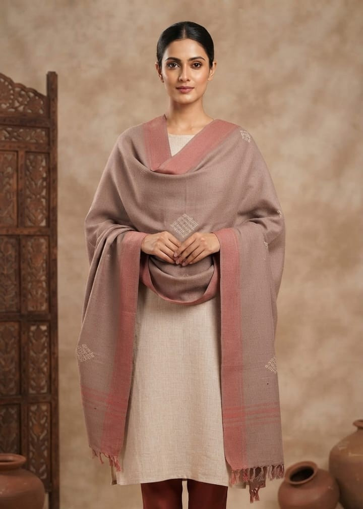 Rosewood Veil Stole