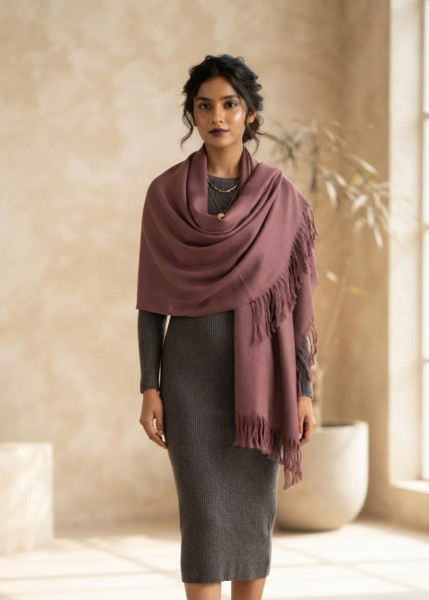 Image of Gulabi Dusk Luxury Stole