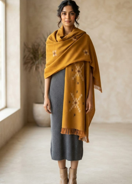 Image of Sunehra Noor Handwoven Stole