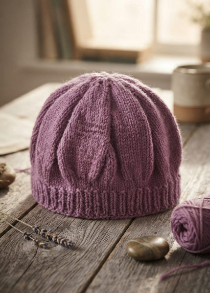 Image of Amethyst Leafcrest Cap